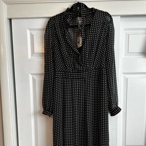 Polka dot Anne Klein dress.